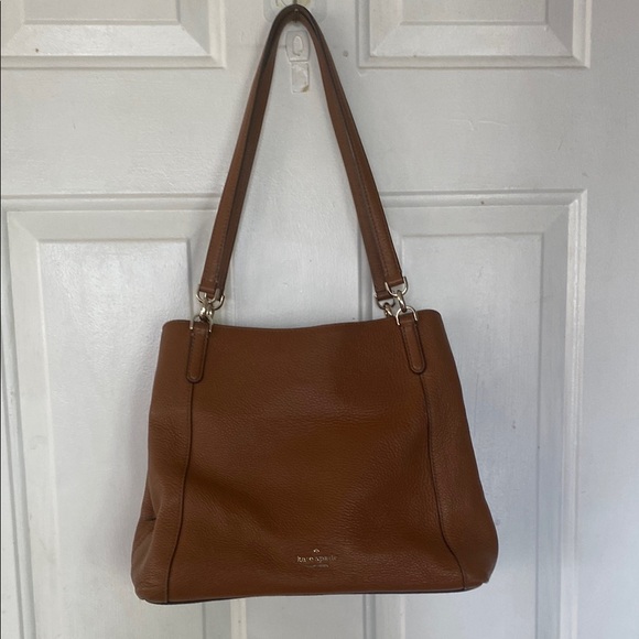 Kate Spade Brown pebbled Leather Bag - Picture 1 of 13